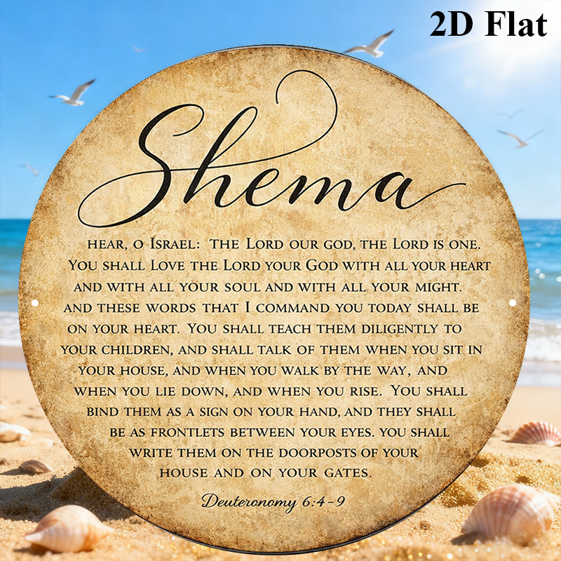 Home & Hotel Textiles Private Limited - CIFBUY Vintage Judaica Scripture Aluminum Wall