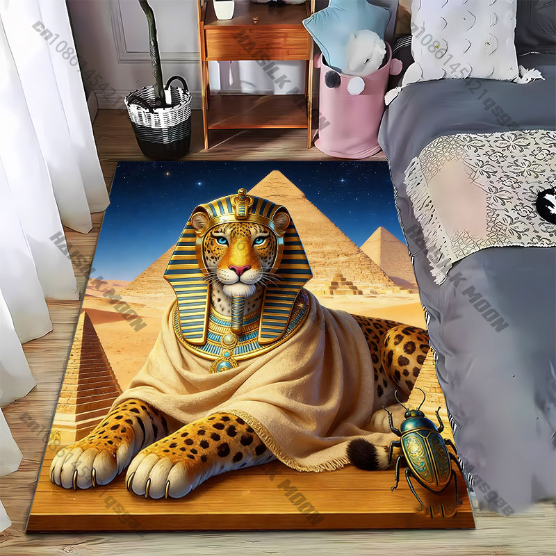 Home Textiles Egypt - Ancient Egypt animal pharaohcarpet Yoga living
