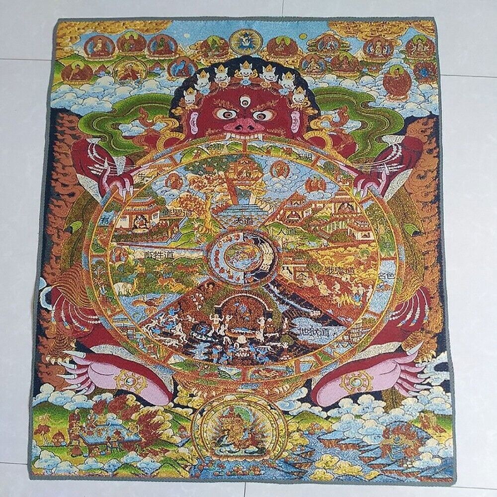 Home Textiles China - Buddhist Guardian Silk Painting Home Buddhist