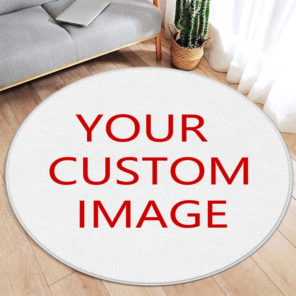 Home Textiles Rug - Custom Cartoon Animal Round Rug -