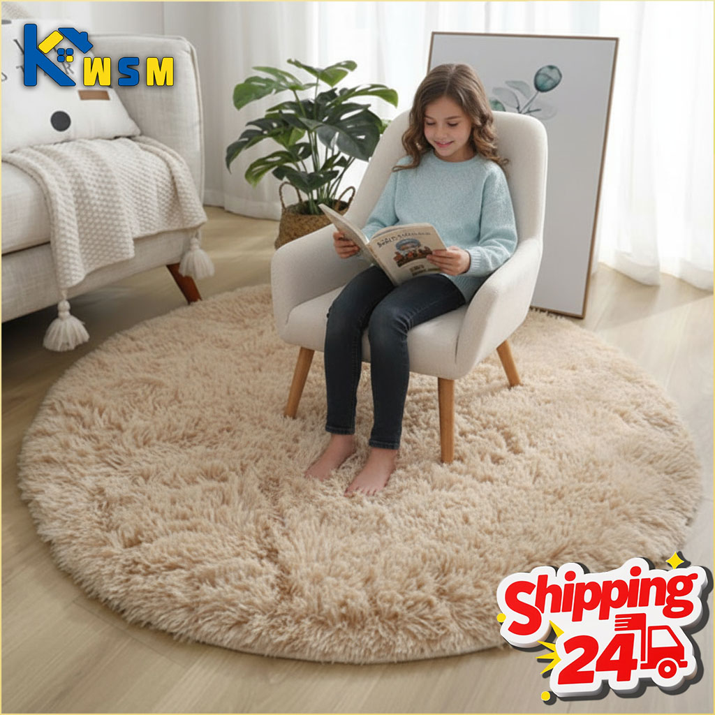 Home Textiles Rug - Super Soft Fluffy Round Rug Plush