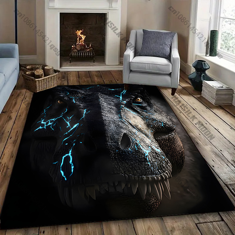 Home Textiles Rug - Fierce Dinosaur Themed Decorative Rug living