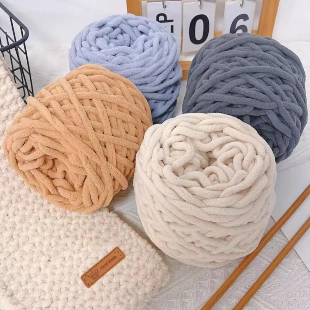 Wool Blanket Herringbone - 1PCS 100g Chenille Knitting Yarn Soft