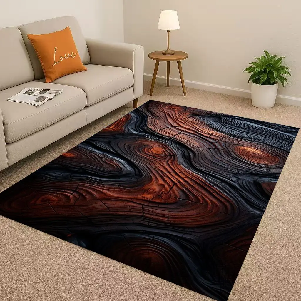 Home Textiles Rug - Classic Wood Grain Tree Growth Ring