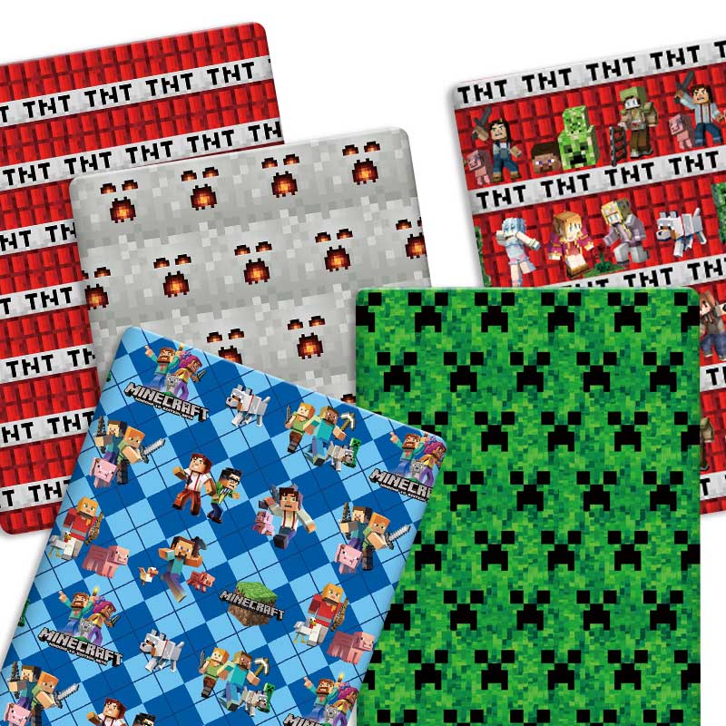 Home Textiles China - Cartoon Polyester fabric 140x50cm cotton fabric