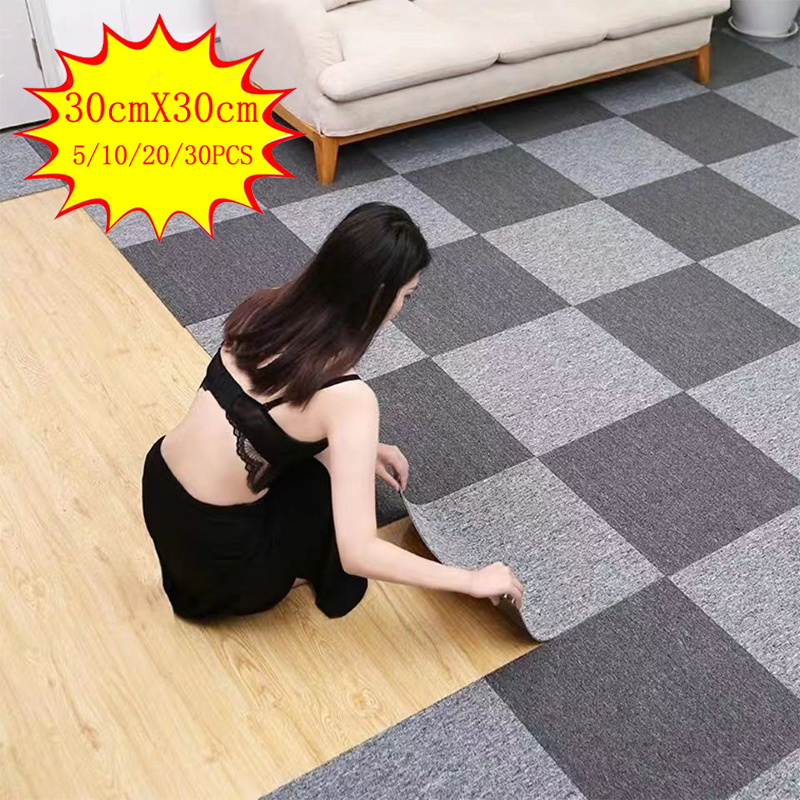 Home Textiles Rug - 30X30cm Self-adhesive Anti Slip Splicing Block
