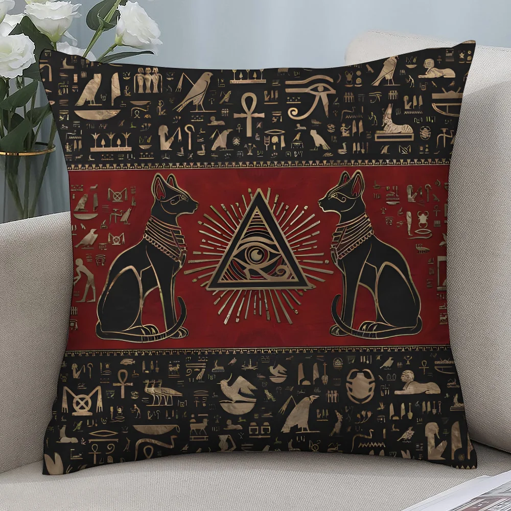 Home Textiles Egypt - Ancient Egypt Anubis Pillow Case Short