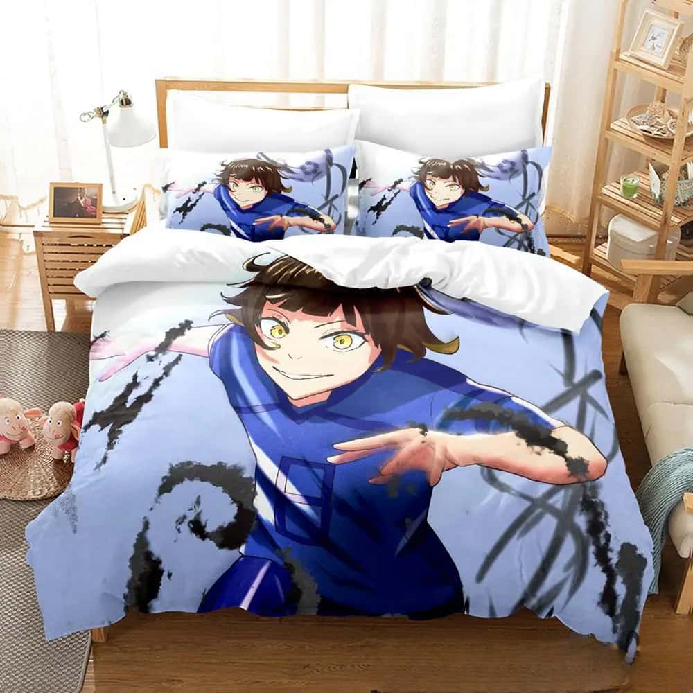 Home Fashion Textiles - Fashion 3D Print Anime Blue Lock