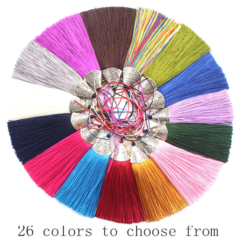 Home Ec Textiles - 5/10Pcs 8CM Hanging Rope Silk Tassels