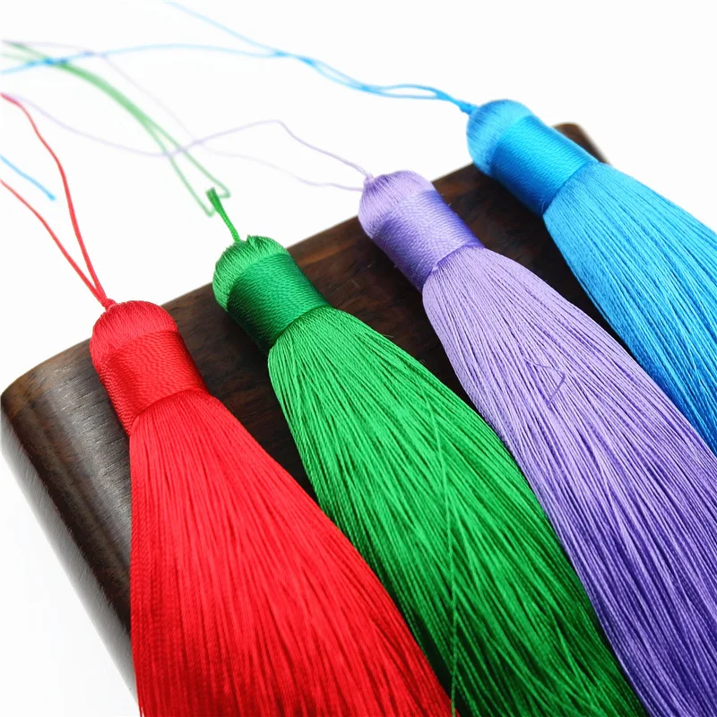 Home Ec Textiles - 1Pcs 12CM Polyester Tassels with Hanging