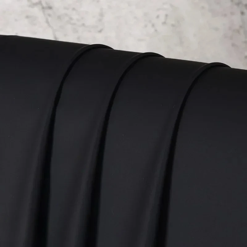 Dark Matte Thin PU Leather Fab - Home Fashion Textiles ulasan dan harga