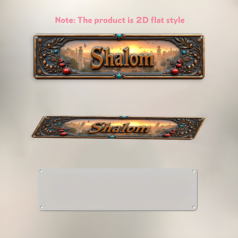 CIFBUY Vintage Shalom Hebrew A - Home & Hotel Textiles Private Limited ulasan dan harga