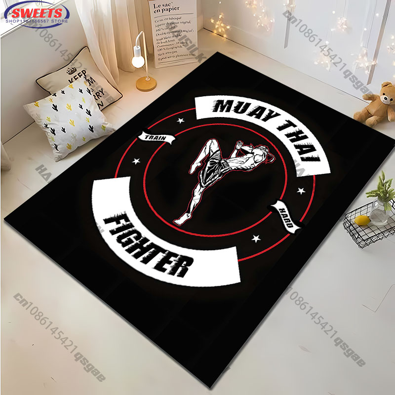Free shipping! Muay Thai Symbo - Home Textiles Rug ulasan dan harga
