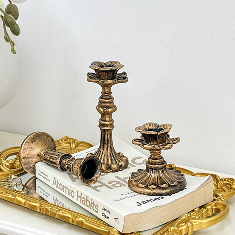 Vintage Bronze Candlestick Fig - Home & Hotel Textiles Private Limited ulasan dan harga
