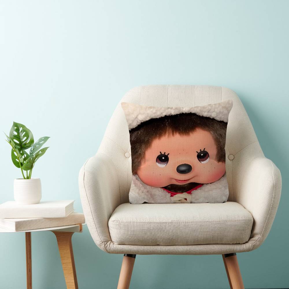 M-Monchhichi Cute Pillow Anime - Home Fashion Textiles ulasan dan harga
