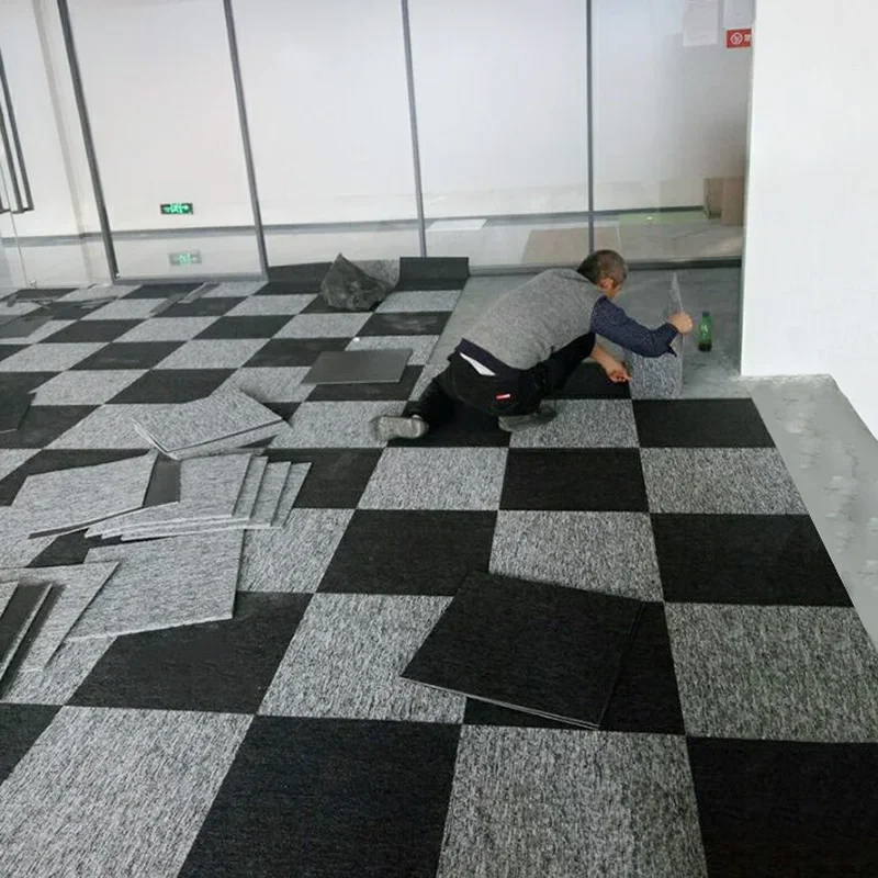 Splice Carpet 50x50cm Four Pie - Home Textiles Rug ulasan dan harga