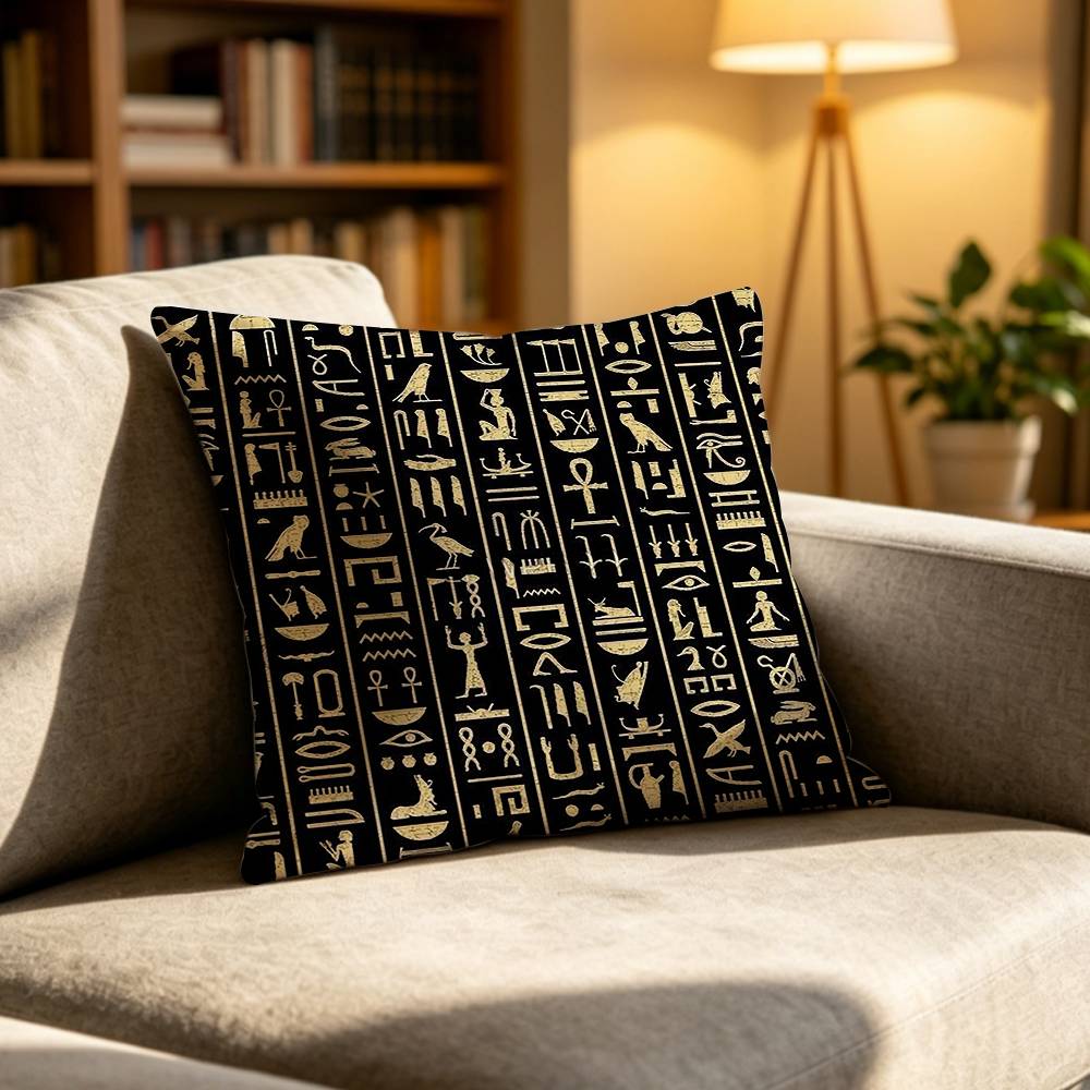 COOL A-Ancient Egypt hieroglyp - Home Textiles Egypt ulasan dan harga