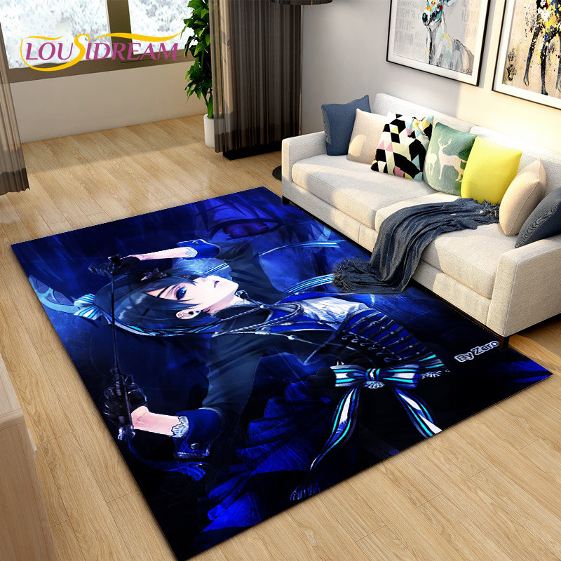 Black Butler  Anime Cartoon Ar - Home Textiles Rug ulasan dan harga