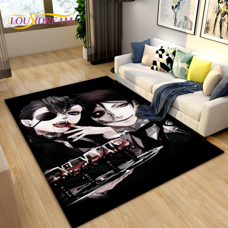 Black Butler  Anime Cartoon Ar - Home Textiles Rug ulasan dan harga