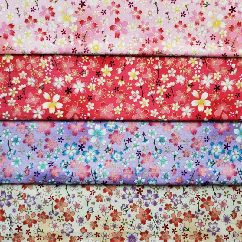 Cotton Gold Foil Printed Fabri - Home Fashion Textiles ulasan dan harga
