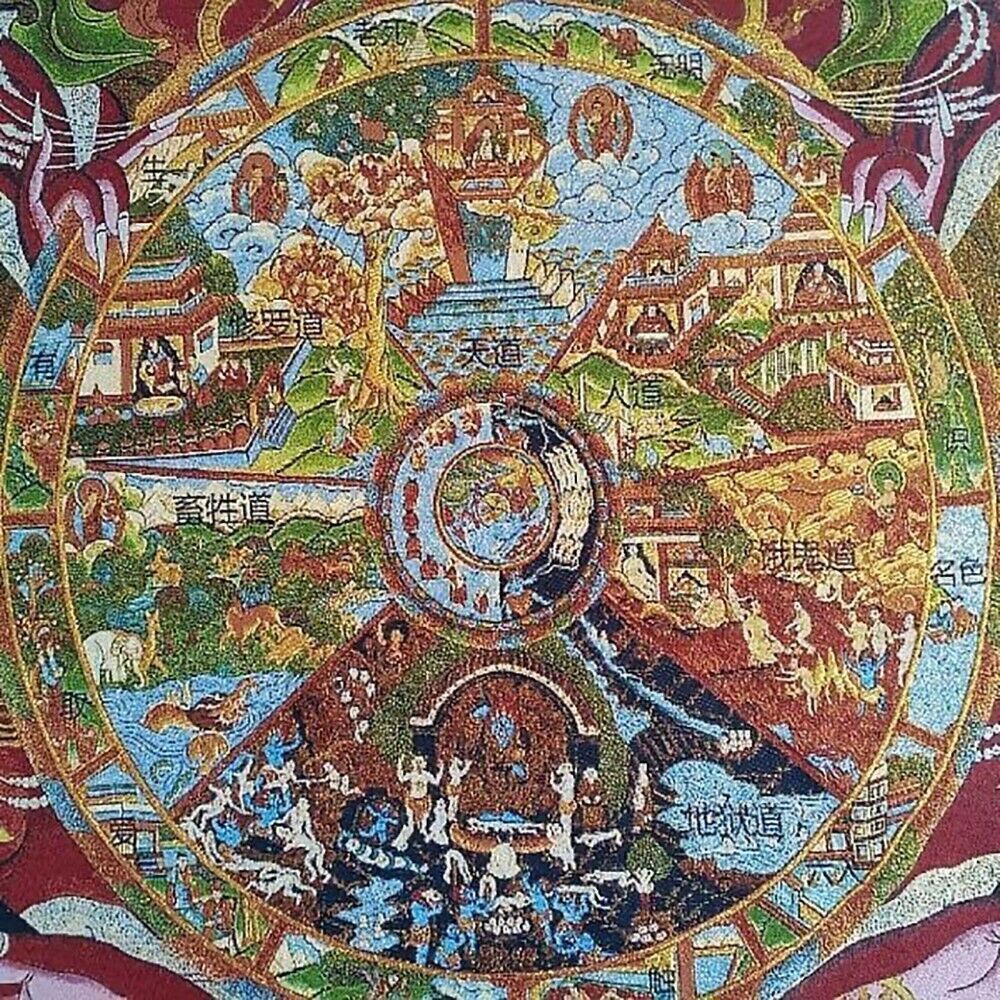 Buddhist Guardian Silk Paintin - Home Textiles China ulasan dan harga