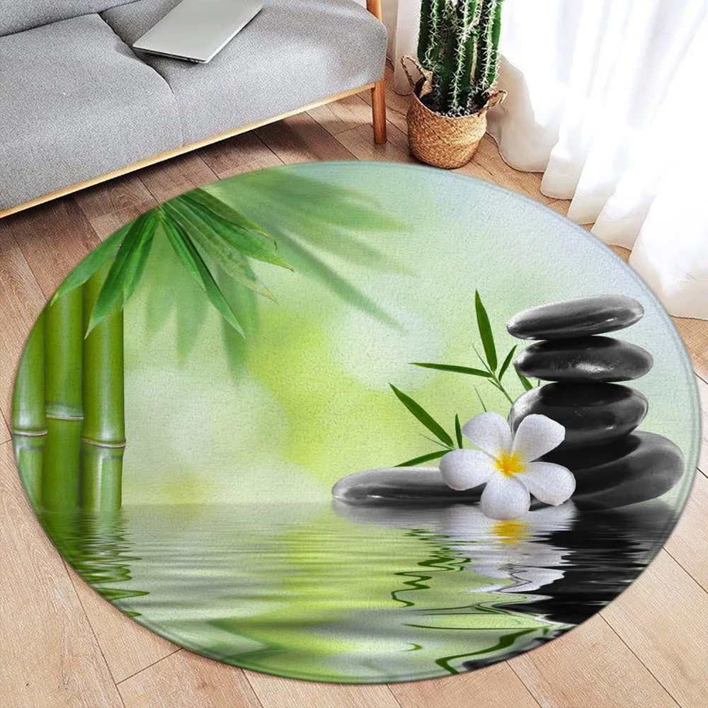 Custom Cartoon Animal Round Ru - Home Textiles Rug ulasan dan harga