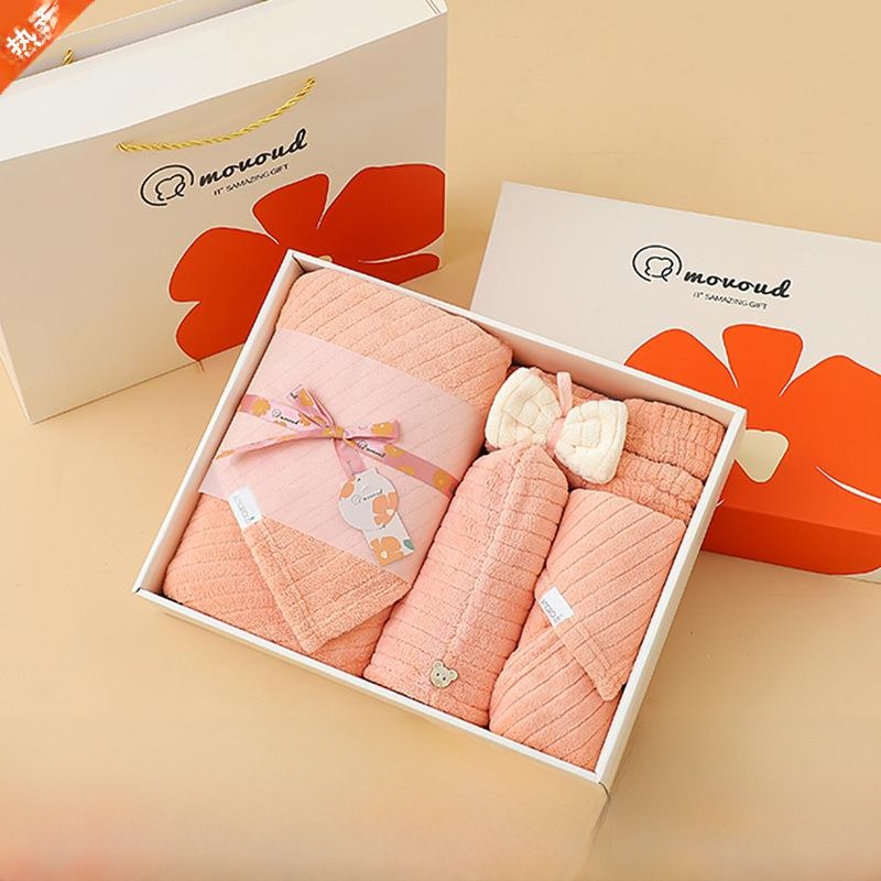 Soft Absorbent Coral Fleece To - Home Textiles Towel Set ulasan dan harga