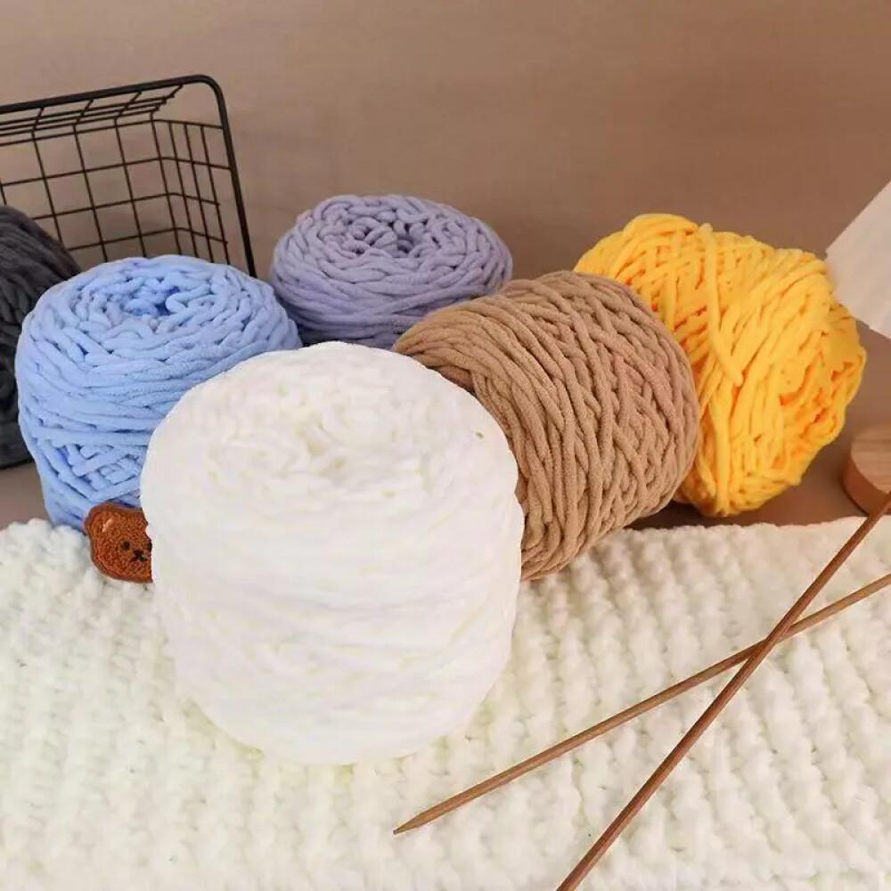 1PCS 100g Chenille Knitting Ya - Wool Blanket Herringbone ulasan dan harga