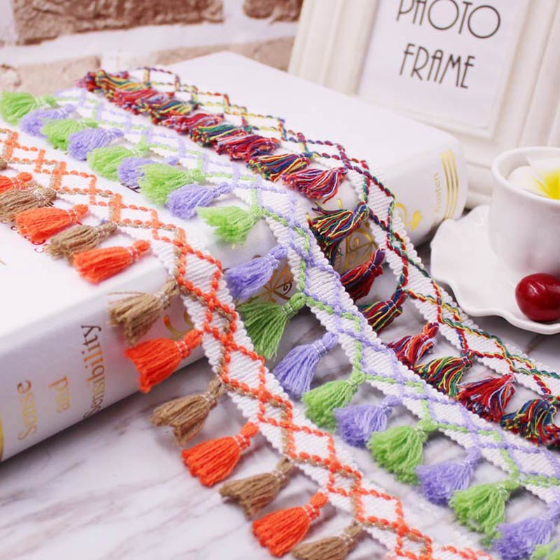 1yard/lot Tassel Fringe trim f - Home Ec Textiles ulasan dan harga