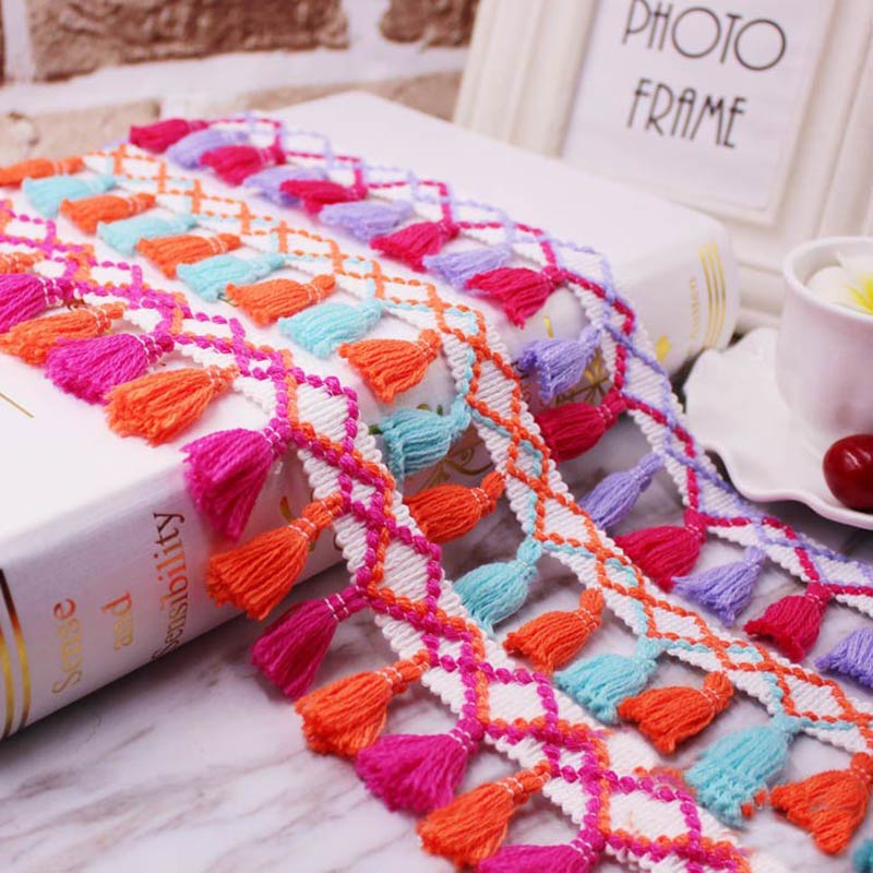 1yard/lot Tassel Fringe trim f - Home Ec Textiles ulasan dan harga