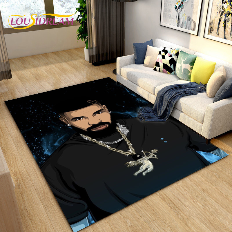 Hip Hop Art Rapper Legend Star - Home Textiles Rug ulasan dan harga