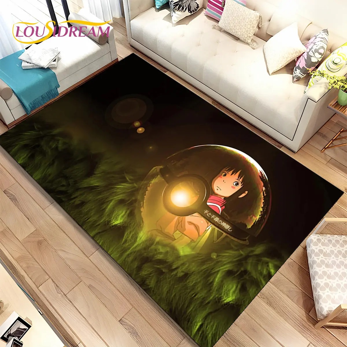 Spirited Away Cartoon Anime Ar - Home Textiles Rug ulasan dan harga