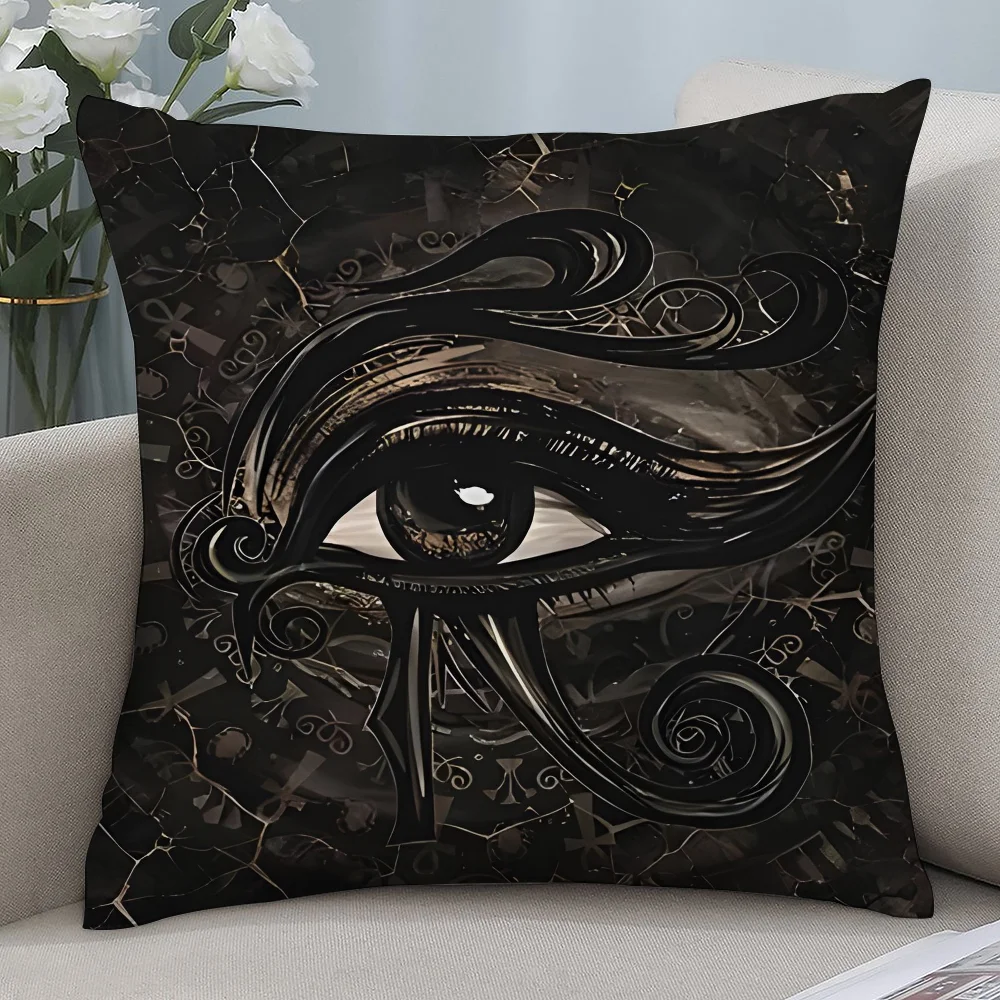Ancient Egypt Anubis Pillow Ca - Home Textiles Egypt ulasan dan harga
