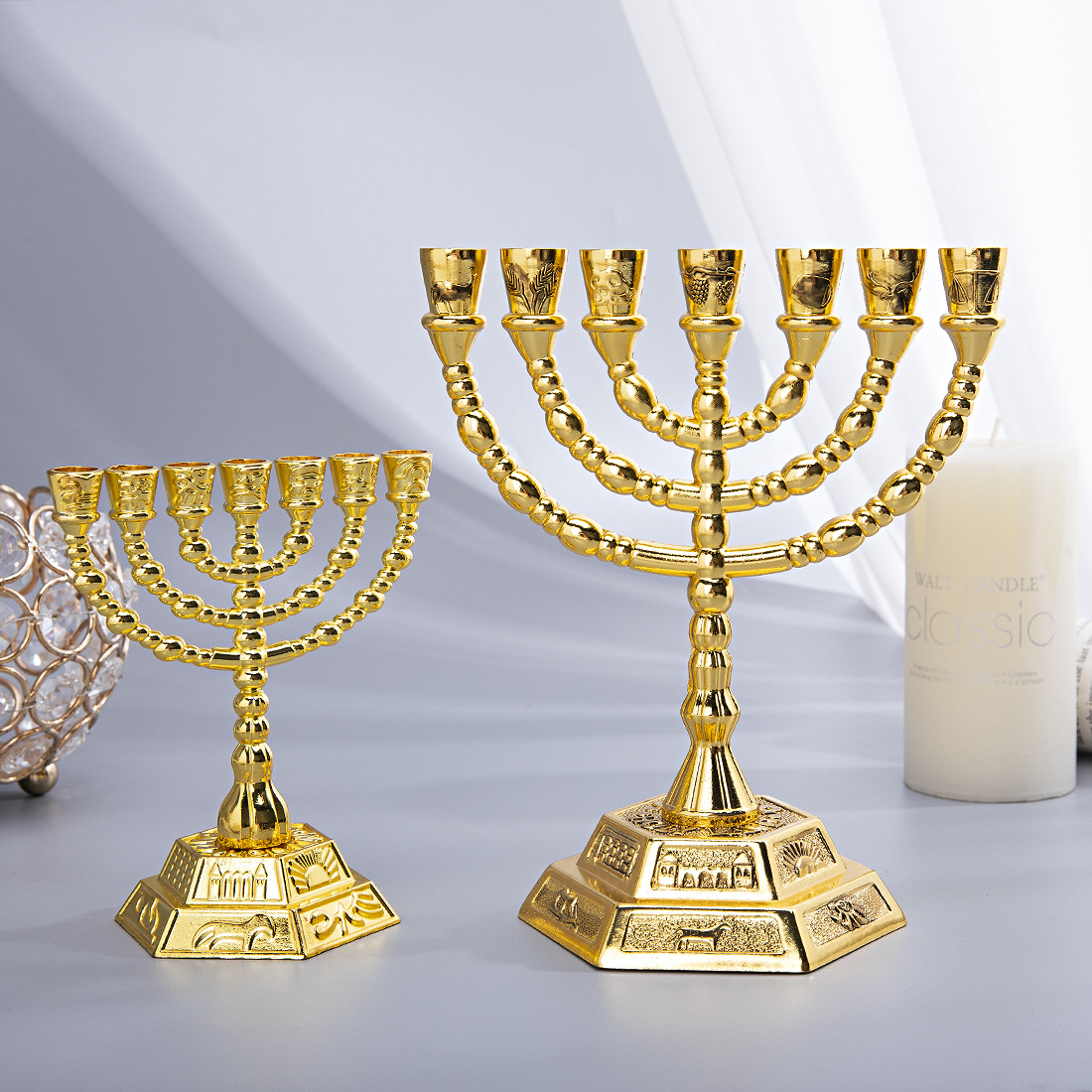 7 Branch Menorah Jewish Home D - Home & Hotel Textiles Private Limited ulasan dan harga