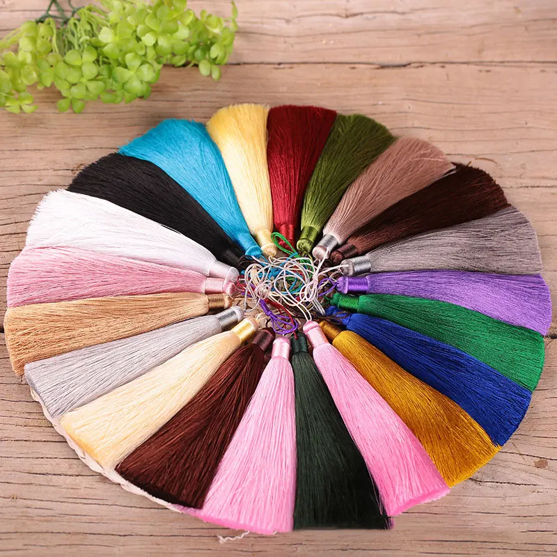 2Pcs 12CM Polyester Tassels wi - Home Ec Textiles ulasan dan harga