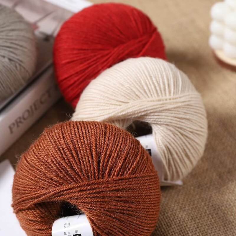 50g/Pc Hand knitting Merino Wo - Wool Blanket Herringbone ulasan dan harga