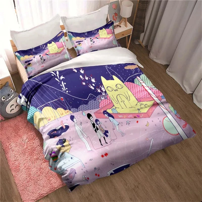 Fashion 3D Printed Anime Omori - Home Fashion Textiles ulasan dan harga