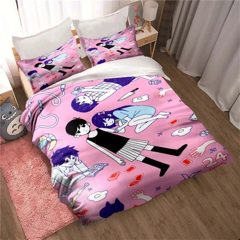Fashion 3D Printed Anime Omori - Home Fashion Textiles ulasan dan harga