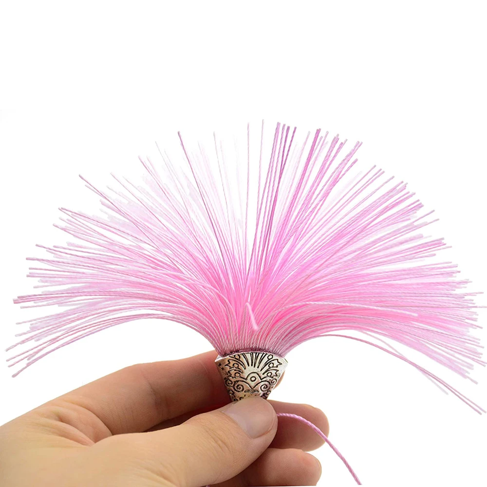 5/10Pcs Silky Handmade Tassels - Home Ec Textiles ulasan dan harga