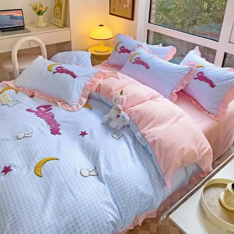 Lace Quilt Cover,bed Sheet,was - Home Textiles Towel Set ulasan dan harga