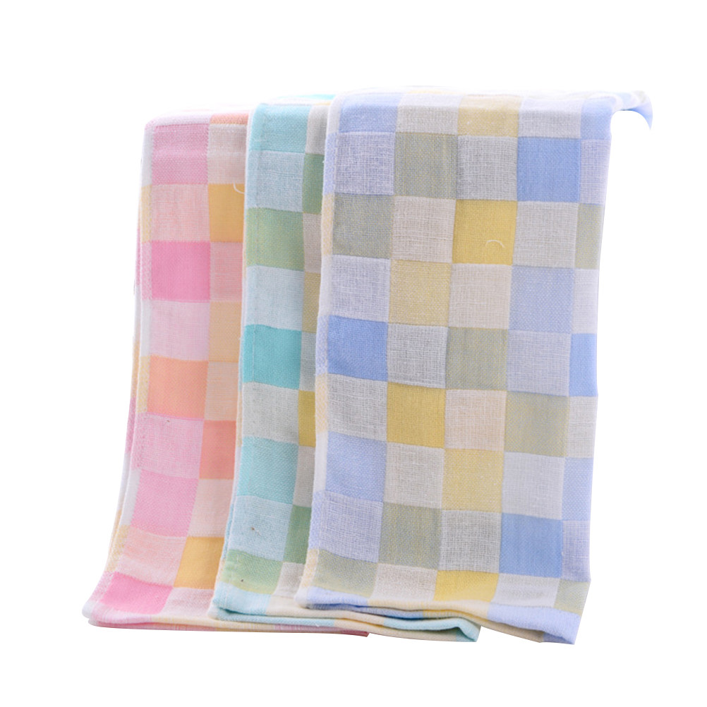 3Pcs Gauze Towels Double Layer - Home Textiles Towel Set ulasan dan harga