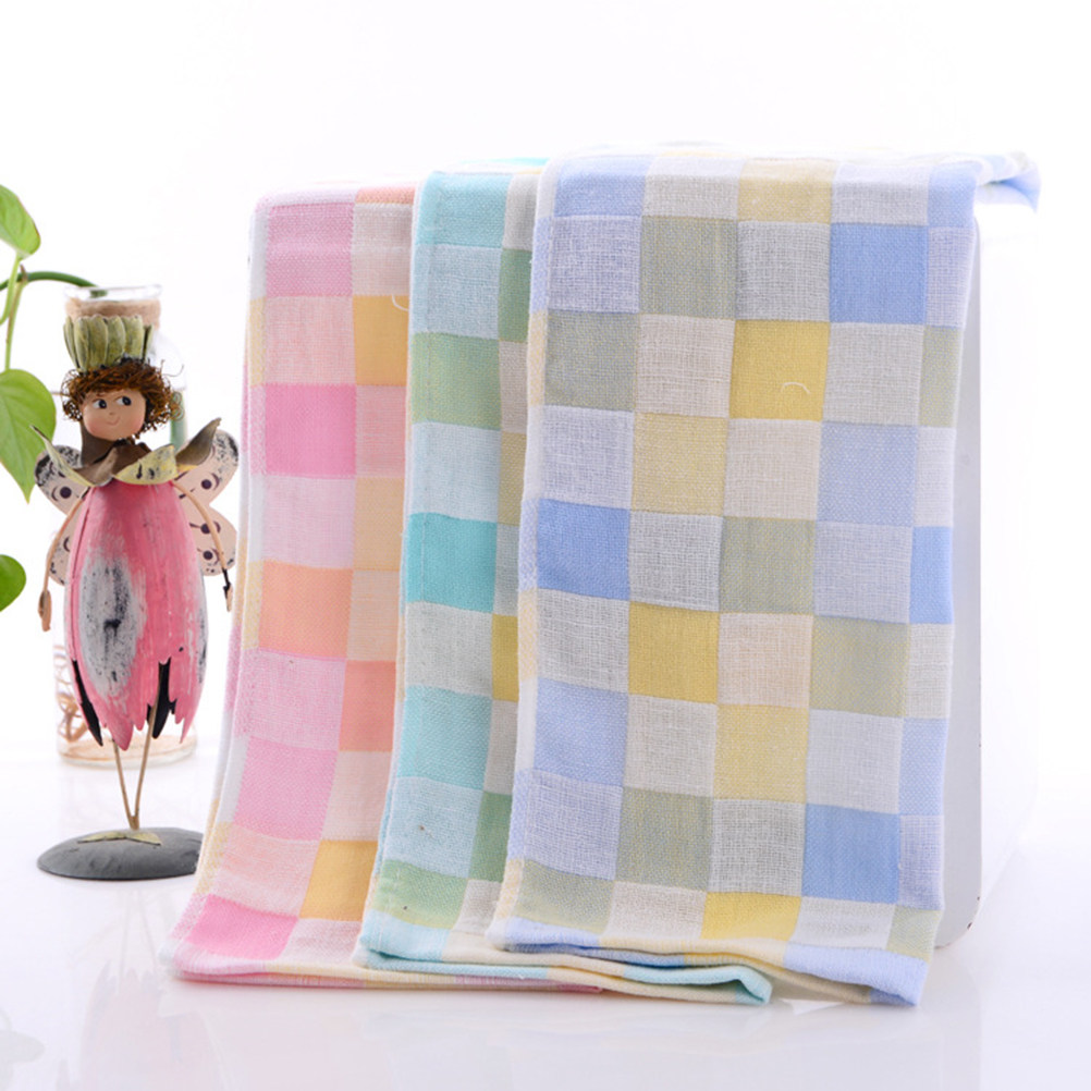 3Pcs Gauze Towels Double Layer - Home Textiles Towel Set ulasan dan harga