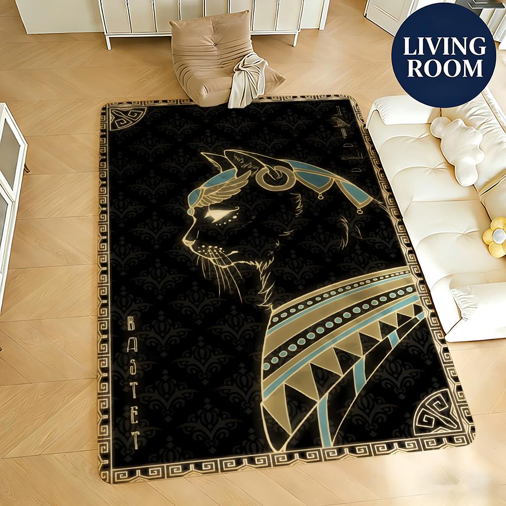 Soft Flannel Floor Mat Art Egy - Home Textiles Egypt ulasan dan harga