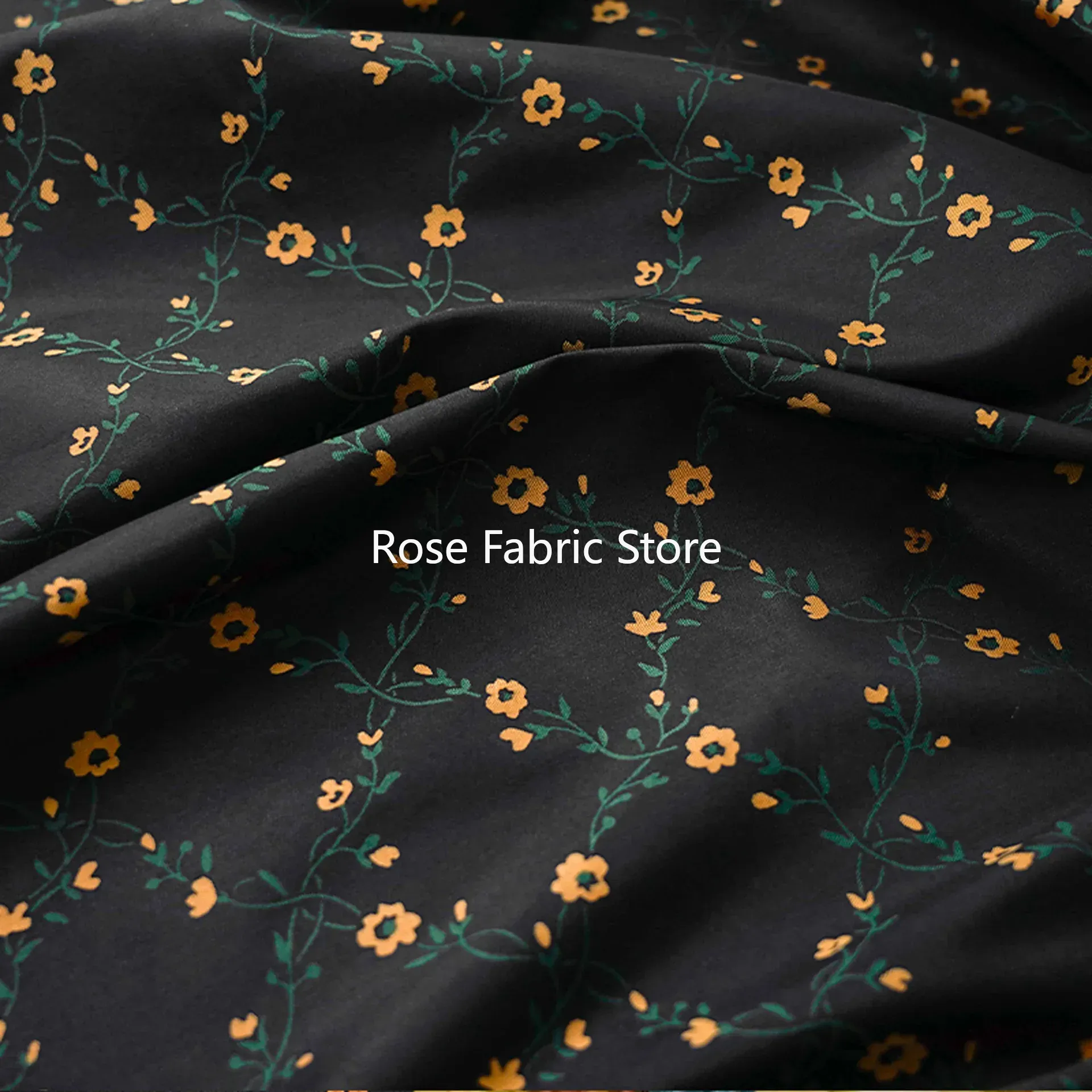 1 Meter Small Flower Yarn Dyed - Home Fashion Textiles ulasan dan harga