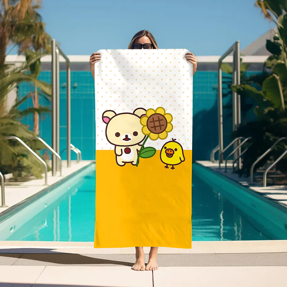 Large Bath Towel Rilakkuma Bea - Home Textiles Towel Set ulasan dan harga