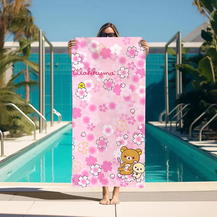 Large Bath Towel Rilakkuma Bea - Home Textiles Towel Set ulasan dan harga