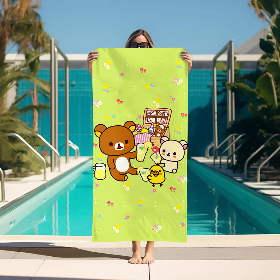Large Bath Towel Rilakkuma Bea - Home Textiles Towel Set ulasan dan harga
