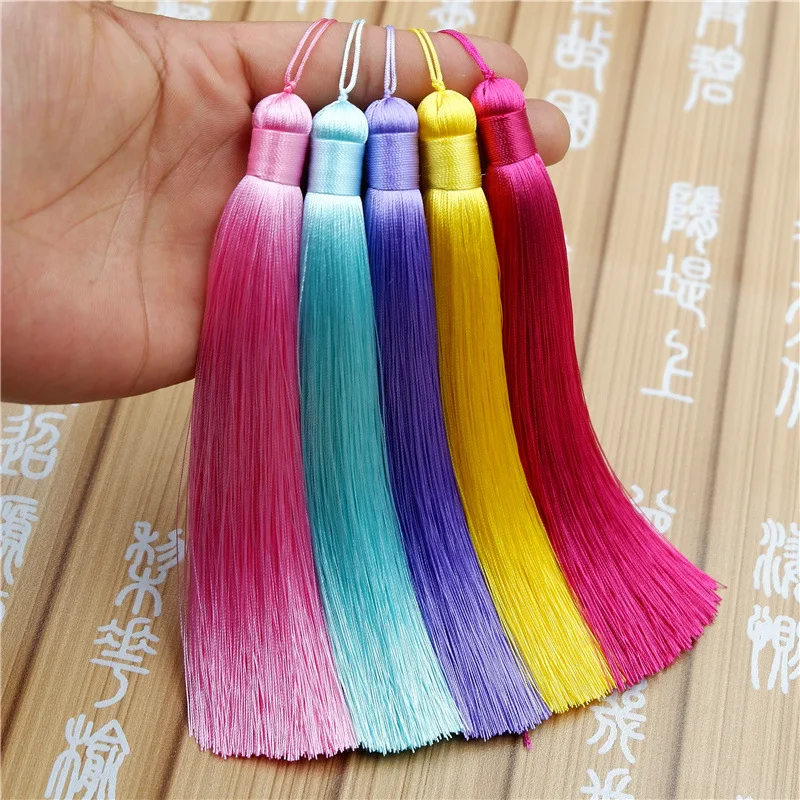 1Pcs 12CM Polyester Tassels wi - Home Ec Textiles ulasan dan harga