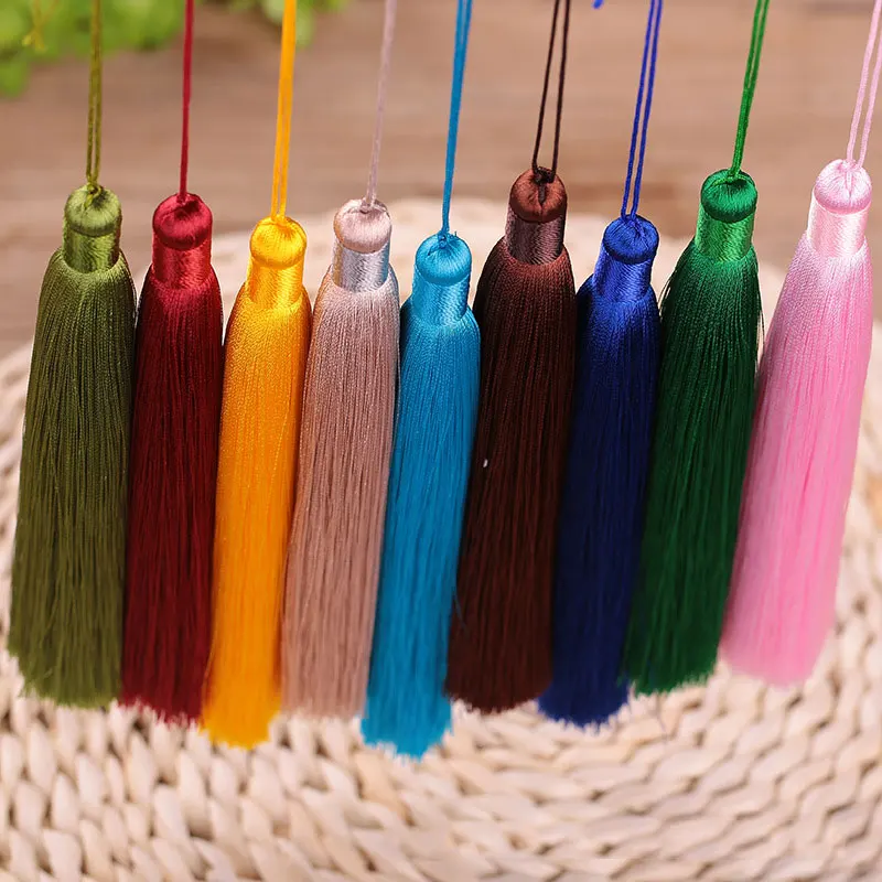 1Pcs 12CM Polyester Tassels wi - Home Ec Textiles ulasan dan harga