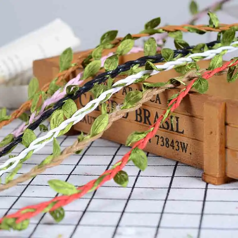 5Meter DIY Hemp rope with Leaf - Home Ec Textiles ulasan dan harga